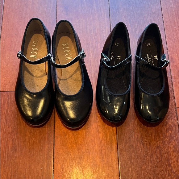 2 Pairs of Black Tap Shoes - Picture 1 of 5